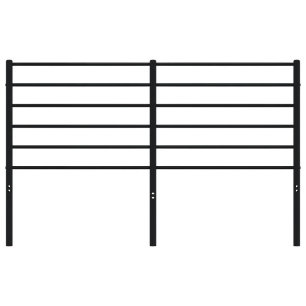Cabecero de metal negro 160 cm M 4