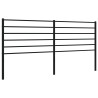 Cabeceira de cama 193 cm metal preto 2