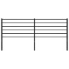 Cabeceira de cama 193 cm metal preto 4