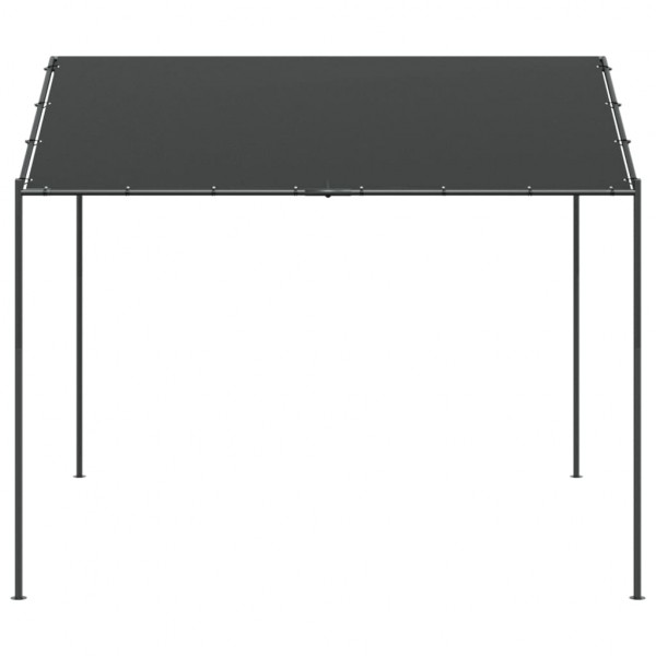 Carpa acero y tela gris antracita 3x3 m M 3