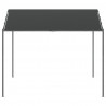 Carpa acero y tela gris antracita 3x3 m 3