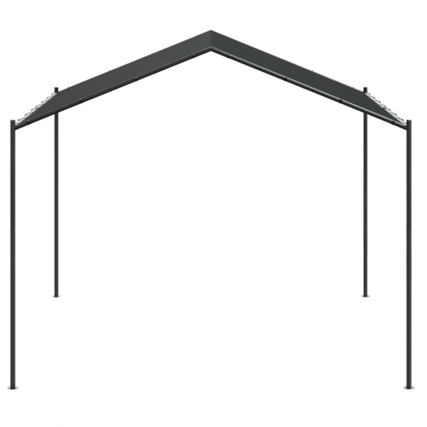 Tenda com toldo 3x3 m aço e tecido antracite M 4