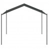 Tenda com toldo 3x3 m aço e tecido antracite 4