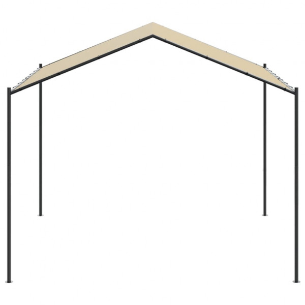 Tenda com toldo 3x3 m aço e tecido bege M 4