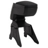 Reposabrazos universal para coche ABS negro 13x33x(33-53) cm 2