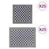 Conjunto de panos de cozinha 50 pcs algodão azul e branco 1