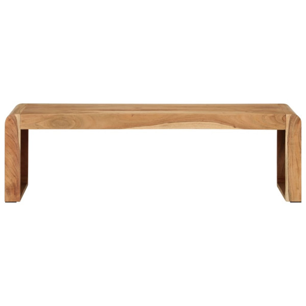 Soporte de TV madera maciza de acacia 110x33x33 cm M 2