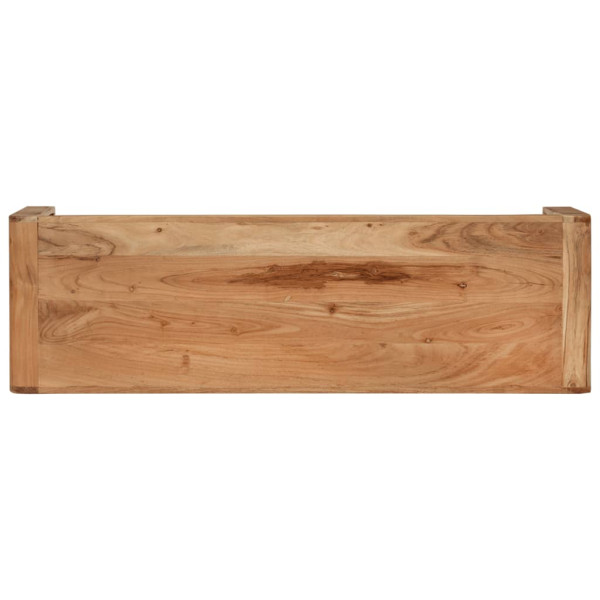 Soporte de TV madera maciza de acacia 110x33x33 cm M 4