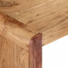 Soporte de TV madera maciza de acacia 110x33x33 cm 5
