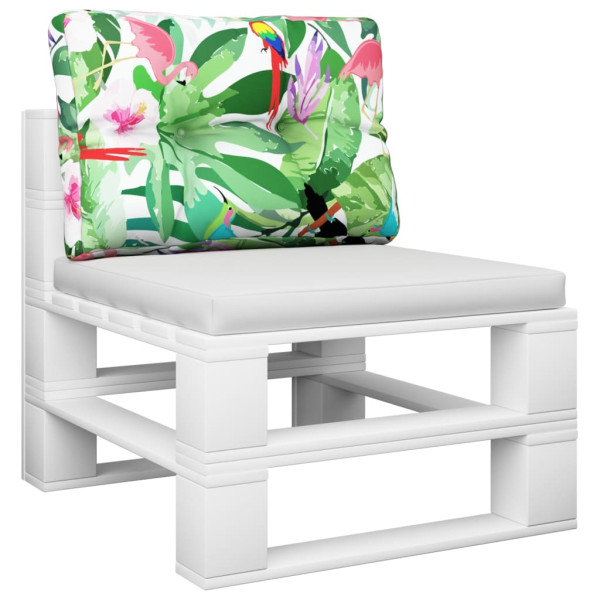 Almofadão para sofá de paletes 50x40x12 cm tecido multicolorido M 3