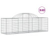 Cestos gabião arqueados 40pcs 200x50x60/80 cm ferro galvanizado 2