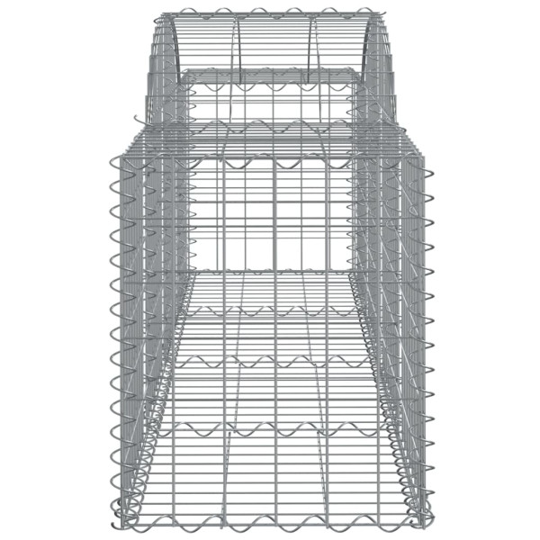 Cestos gabião arqueados 40pcs 200x50x60/80 cm ferro galvanizado M 5
