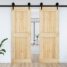 Puerta NARVIK madera maciza pino 80x210 cm 3