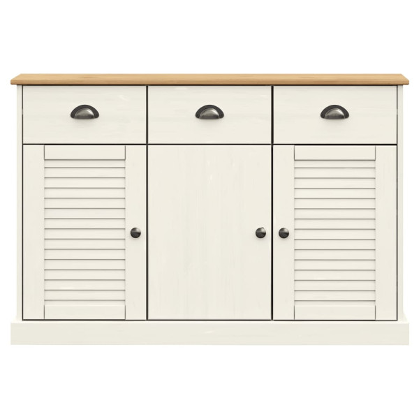 Aparador con cajones VIGO madera maciza pino blanco 113x40x75cm M 5