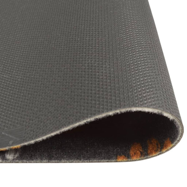 Alfombra de cocina lavable terciopelo dibujo de patas 45x150 cm M 3