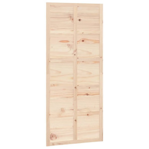 Puerta de granero madera maciza pino 90x1.8x214 cm H
