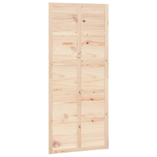 Puerta de granero madera maciza pino 90x1.8x214 cm M 2