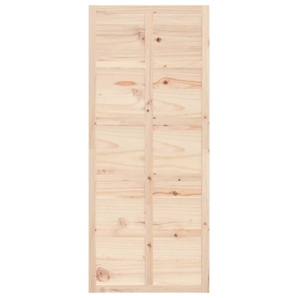 Puerta de granero madera maciza pino 90x1.8x214 cm M 4