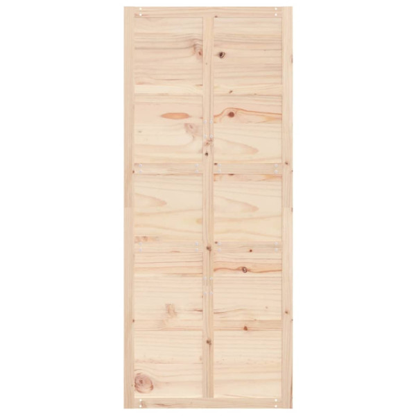 Puerta de granero madera maciza pino 90x1.8x214 cm M 5