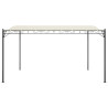 Toldo 4x3 m 180 g/m² tecido e aço cor creme 3