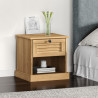Mesita de noche VIGO madera maciza de pino 42x35x40 cm 1