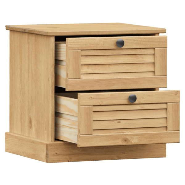 Mesita de noche VIGO madera maciza de pino 42x35x40 cm M 4