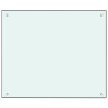 Protección salpicaduras cocina vidrio templado blanco 70x60 cm 2