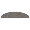 Tapetes de escada adesivos 10 pcs 56x17x3 cm cinzento 4