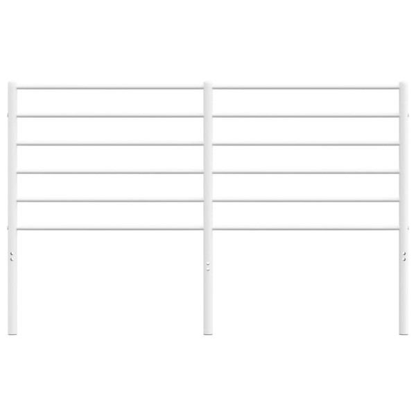 Cabecero de metal blanco 140 cm M 4