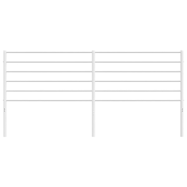 Cabeceira de cama 200 cm metal branco M 4