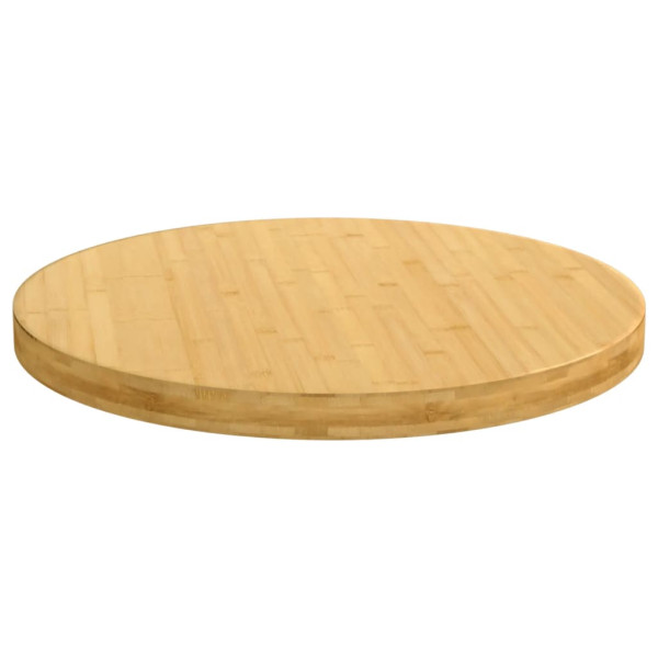 Tablero de mesa de bambú Ø60x4 cm M 2