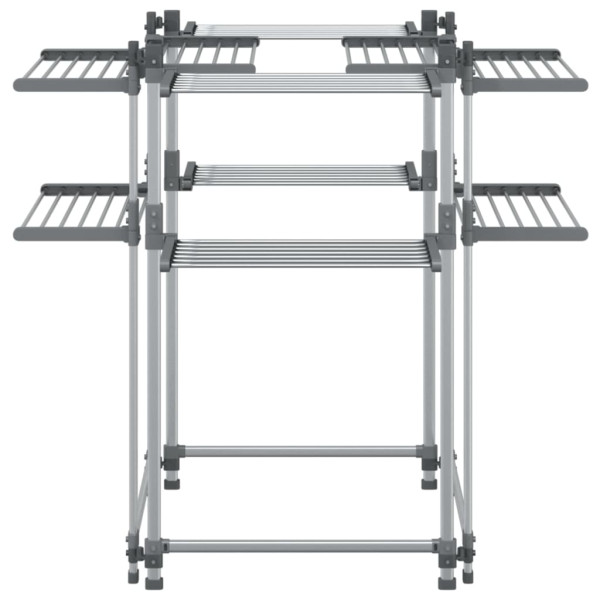 Tendedero para ropa aluminio 107x107x120 cm M 3
