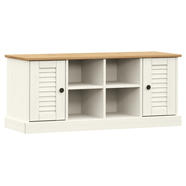 Banco zapatero VIGO madera maciza de pino blanco 106x35x40 cm M 2