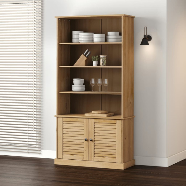 Librería VIGO madera maciza de pino 85x35x170 cm D