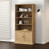 Librería VIGO madera maciza de pino 85x35x170 cm 1