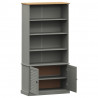 Librería VIGO madera maciza de pino gris 85x35x170 cm 5