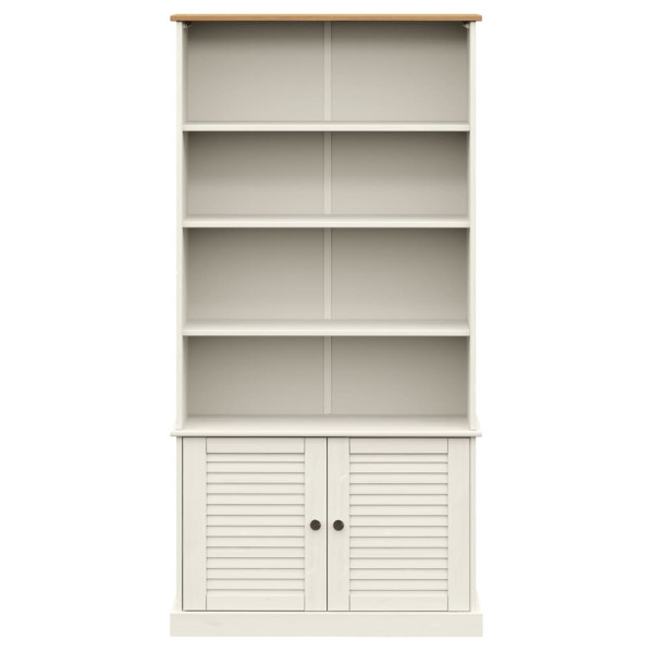 Librería VIGO madera maciza de pino blanco 85x35x170 cm M 4