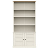 Librería VIGO madera maciza de pino blanco 85x35x170 cm 4