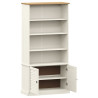 Librería VIGO madera maciza de pino blanco 85x35x170 cm 5