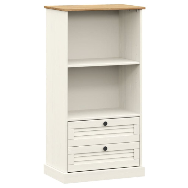 Librería VIGO madera maciza de pino blanco 60x35x114.5 cm M 2