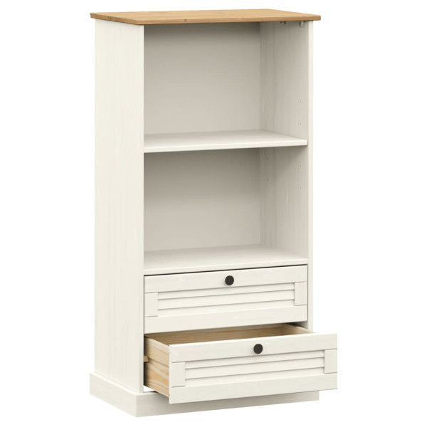 Librería VIGO madera maciza de pino blanco 60x35x114.5 cm M 5