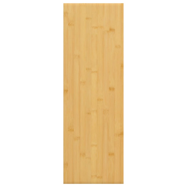 Estante de pared de bambú 60x20x4 cm M 2