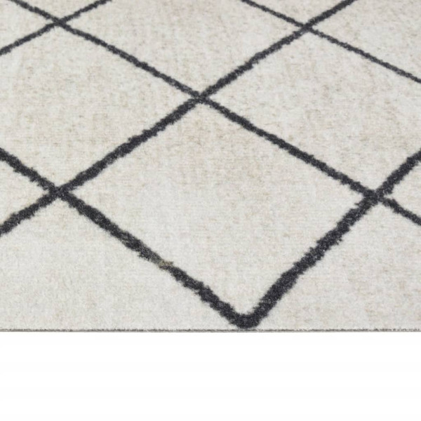 Alfombra de cocina lavable terciopelo cuadrados 60x300 cm M 4
