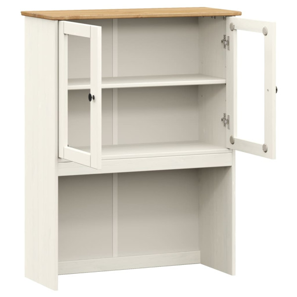 Armario superior tocador VIGO madera pino blanco 78x30x100 cm M 5