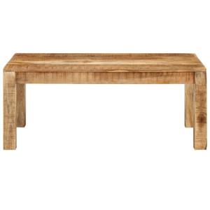 Mesa de centro de madera maciza mango 100x55x40 cm H