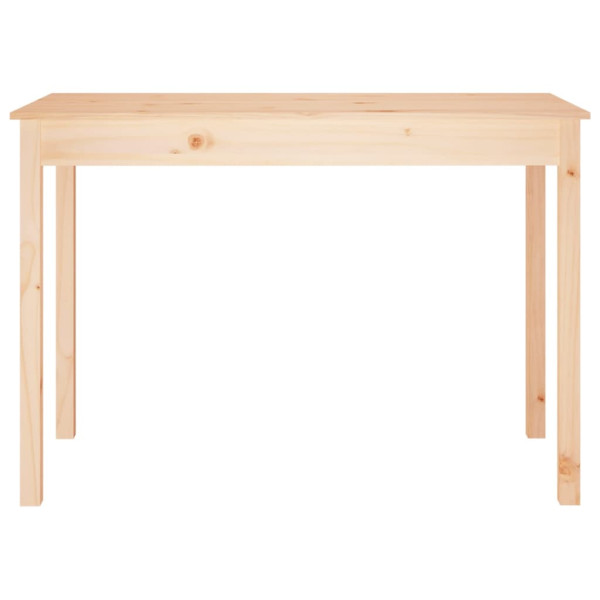 Mesa de comedor madera maciza de pino 110x55x75 cm M 3