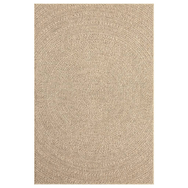 Alfombra con aspecto de yute interior y exterior 120x170 cm M 4