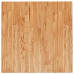 Tampo mesa quadrado 70x70x4 cm carvalho tratado castanho-claro H