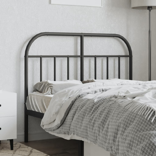 Cabeceira de cama 120 cm metal preto M 3