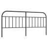 Cabeceira de cama 193 cm metal preto 2